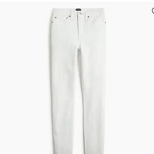 J. Crew high-rise white skinny Jean